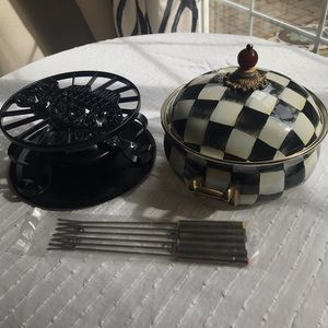 Mackenzie-Childs Fondue Set